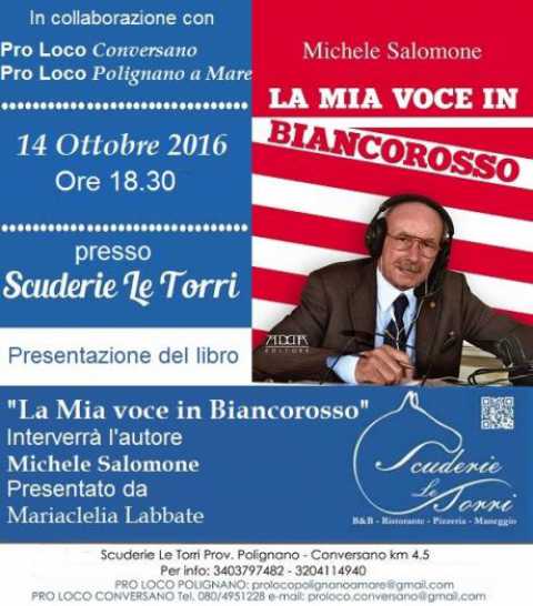 Polignano, Michele Salomone presenta 